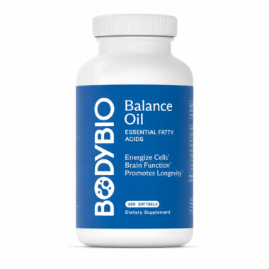 BodyBio, Balance Oil Omega-6 + Omega-3, 1400 mg, 350 mg, 180 Softgels