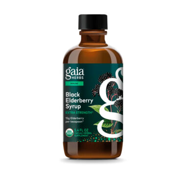 Gaia Herbs, Black Elderberry Syrup Extra Strength, 15 g, 5.4 fl oz