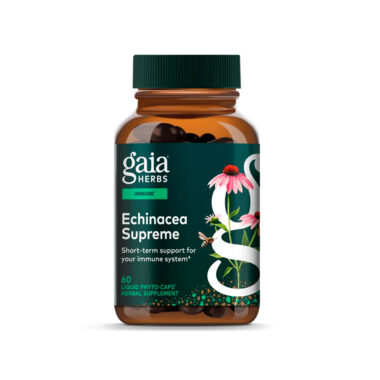 Gaia Herbs, Echinacea Supreme Immune System Support, 60 Liquid Phyto-Caps