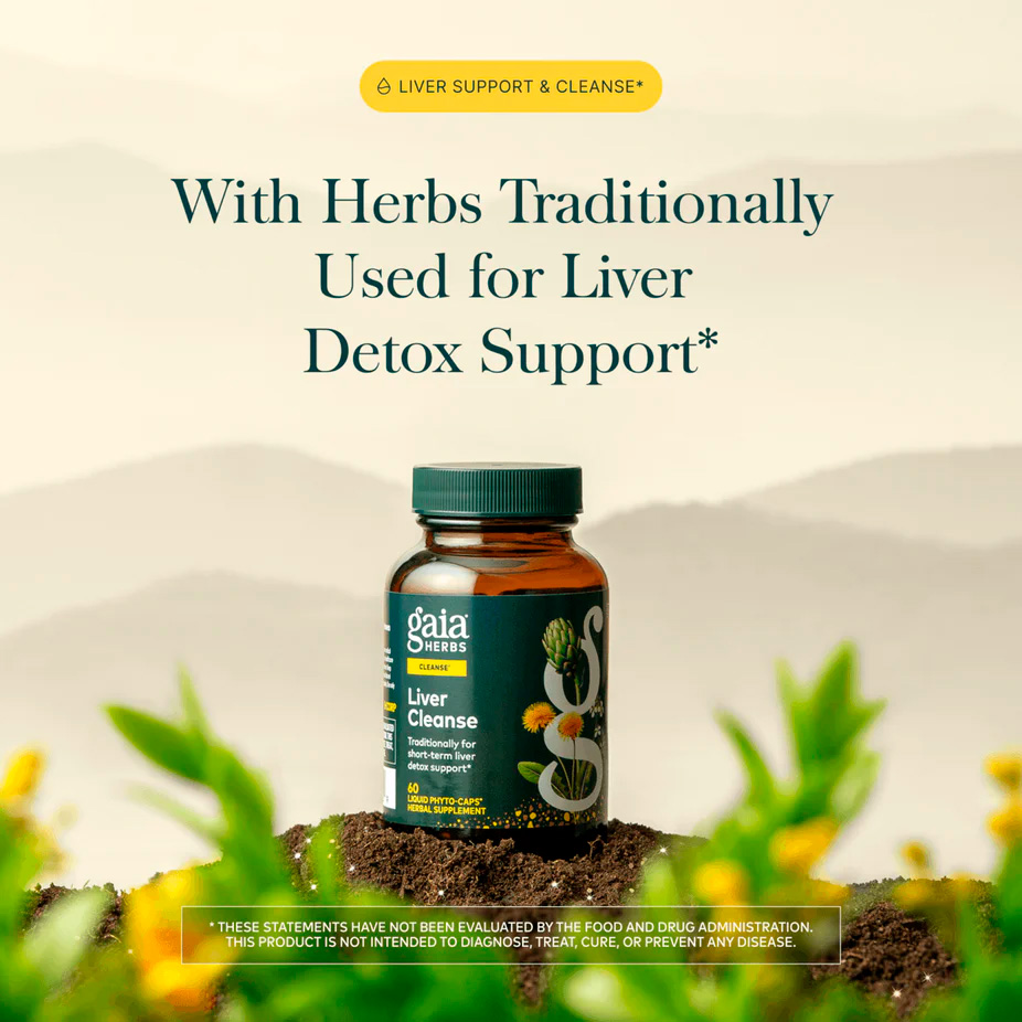 Gaia Herbs, Liver Cleanse Detox Support, 60 Liquid Phyto-Caps