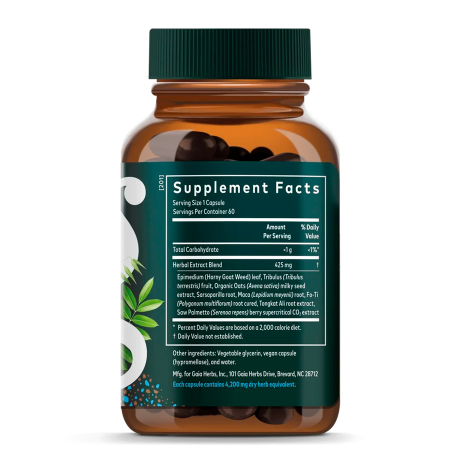 Gaia Herbs, Male Libido, 60 Liquid Phyto-Caps