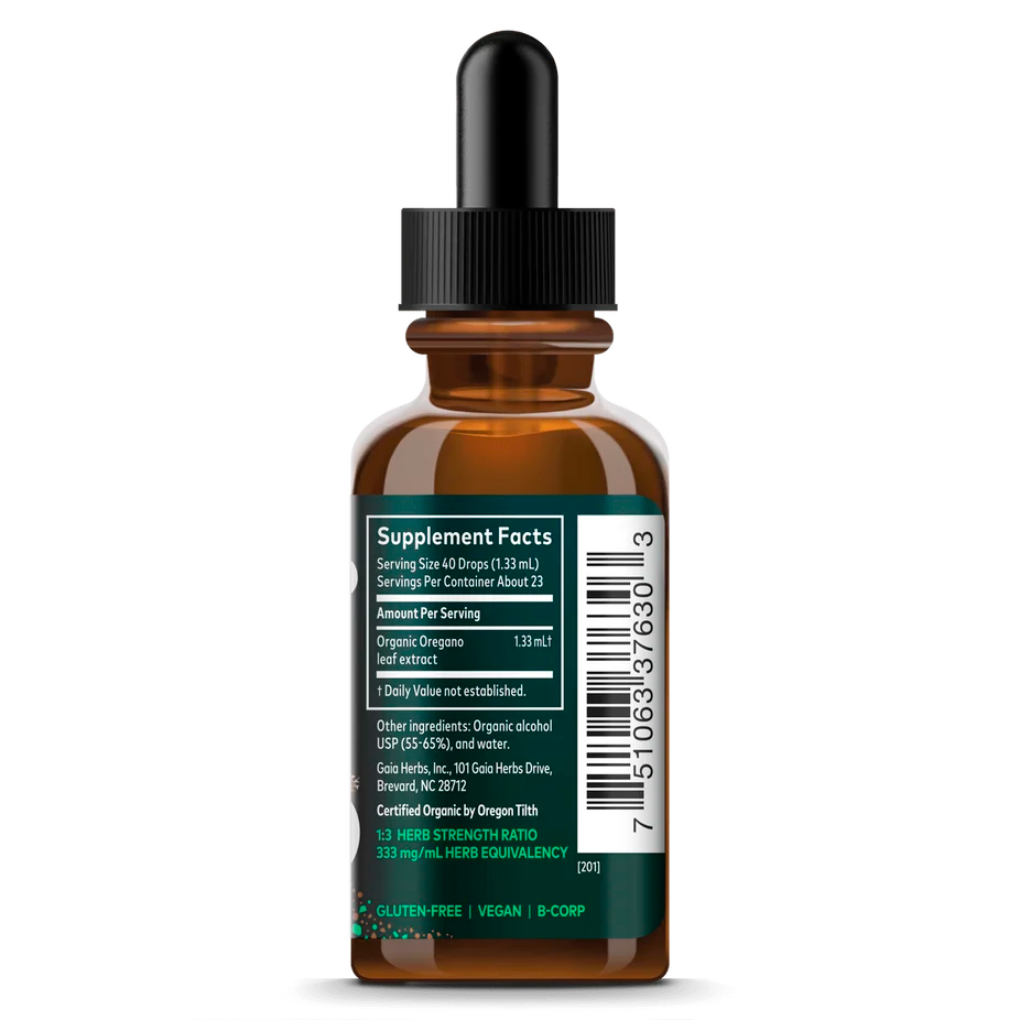 Gaia Herbs, Oregano Leaf Immune, 1 fl oz