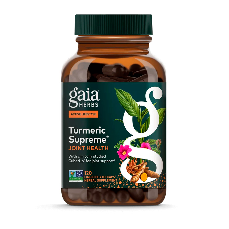 Gaia Herbs, Turmeric Supreme Joint Health, 120 Liquid Phyto-Caps