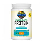 Garden of Life, Raw Organic Protein Powder, Unflavored, 22 g, 19.75 oz