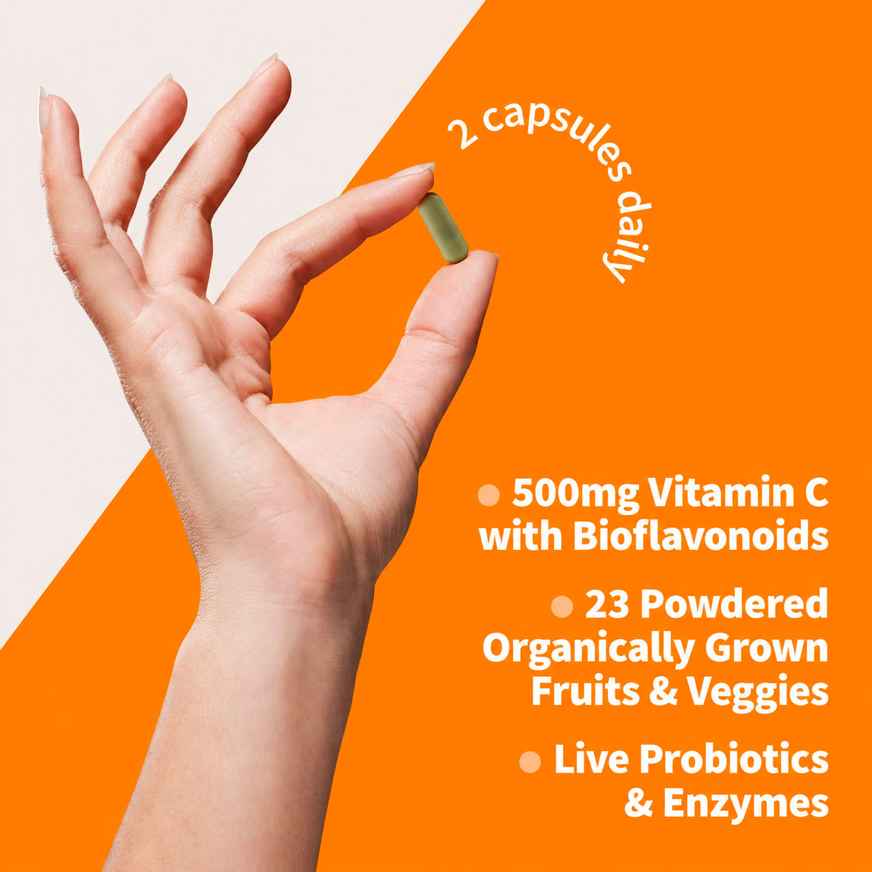 Garden of Life, Vitamin Code Raw Vitamin C with Bioflavonoids, 500 mg, 60 Vegicaps