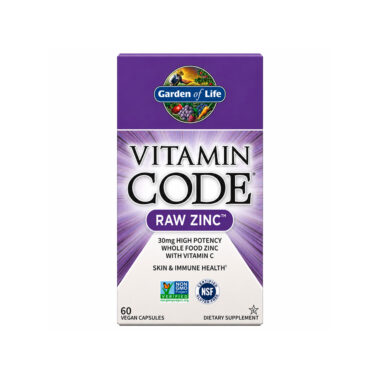 Garden of Life, Vitamin Code Raw Zinc with Vitamin C, 30 mg, 60 mg, 60 Vegicaps