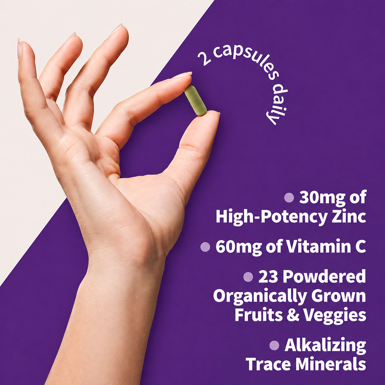Garden of Life, Vitamin Code Raw Zinc with Vitamin C, 30 mg, 60 mg, 60 Vegicaps