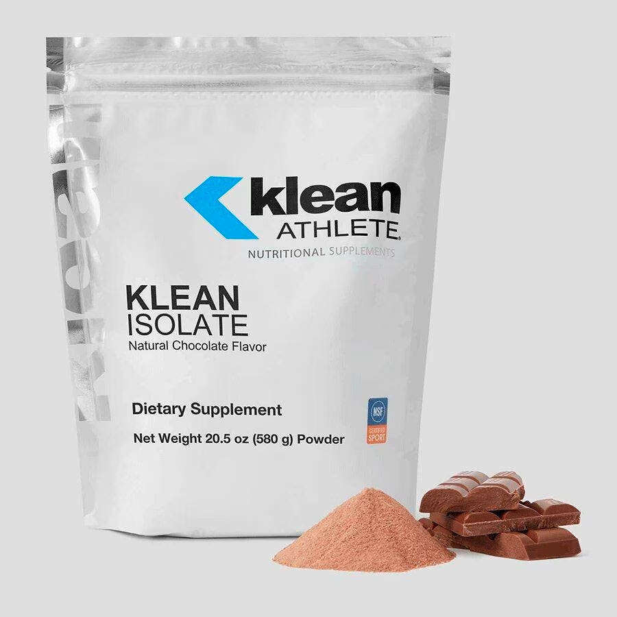 Klean Athlete, Klean Isolate Whey Protein, Natural Chocolate, 20 g, 20.5 Oz