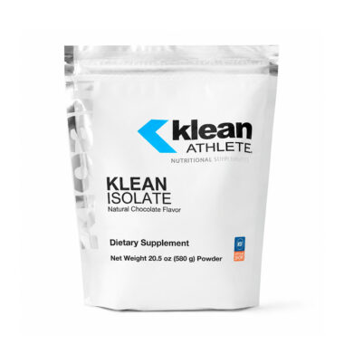 Klean Athlete, Klean Isolate Whey Protein, Natural Chocolate, 20 g, 20.5 Oz