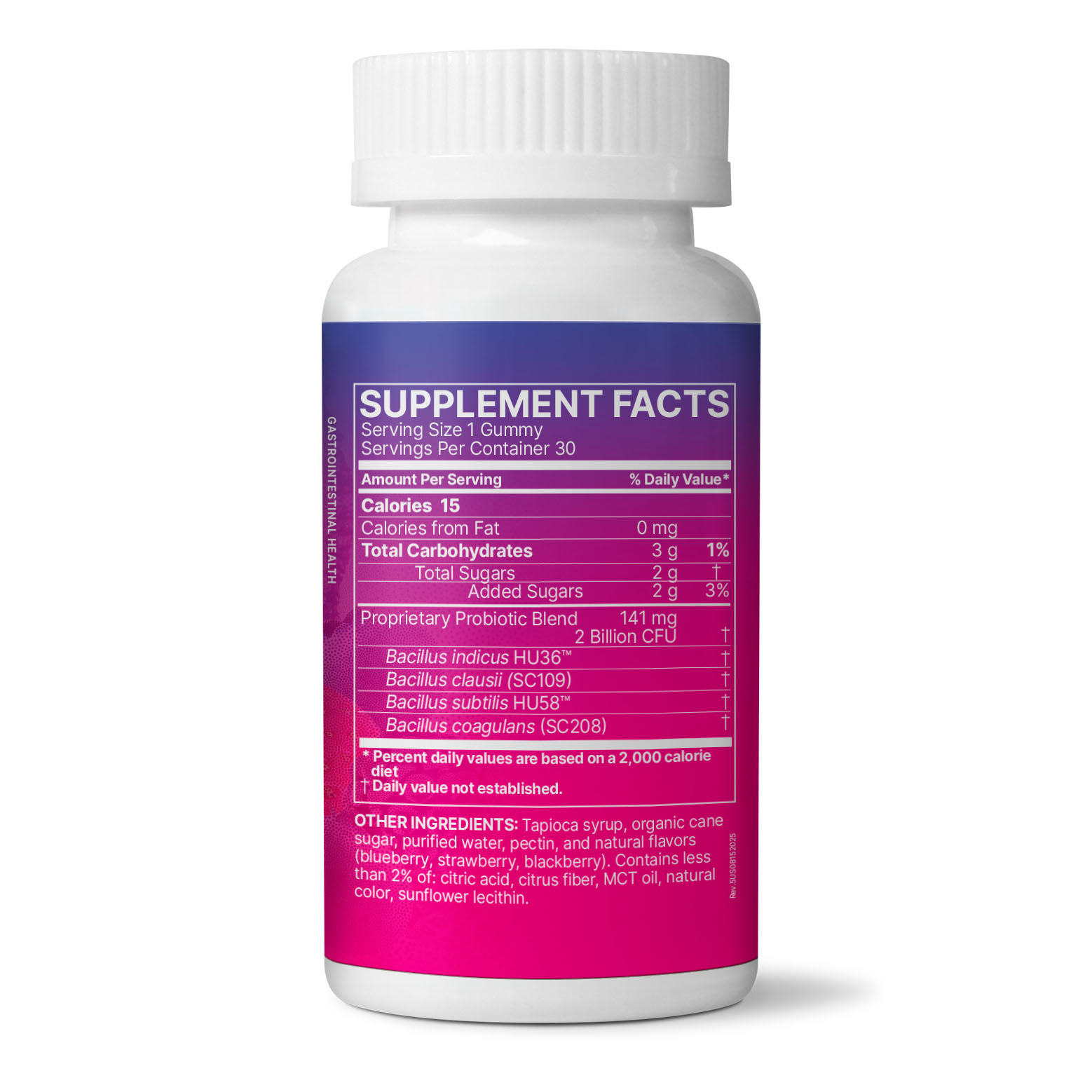 Microbiome Labs, MegaSporeBiotic Gummies For Kids Probiotic, Berry, 2 billion CFU, 30 ct