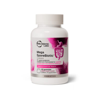 Microbiome Labs, MegaSporeBiotic Gummies Probiotic, Berry, 4 billion CFU, 60 ct