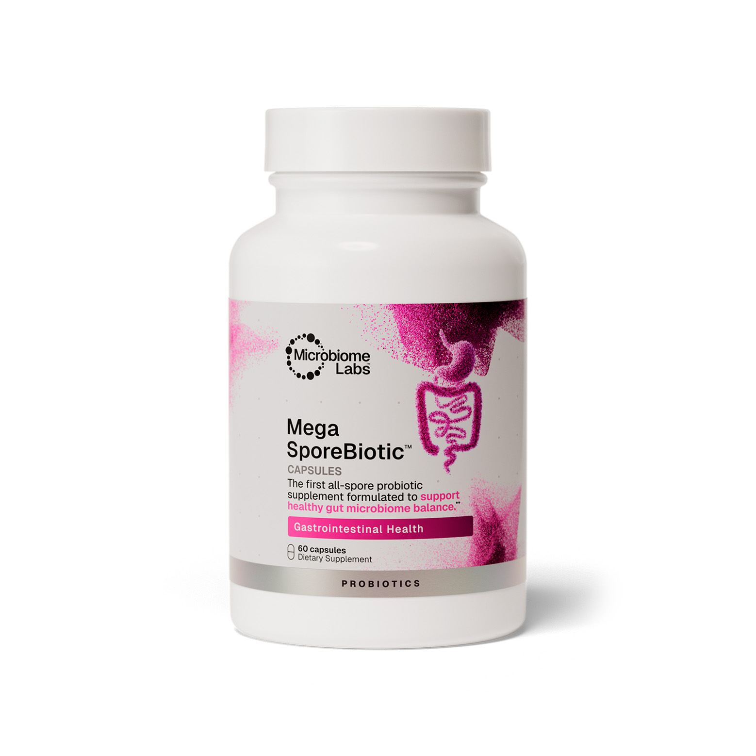 Microbiome Labs, MegaSporeBiotic Spore-Based Probiotic, 4 billion CFU, 60 Caps