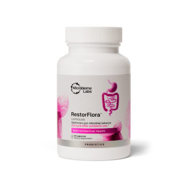 Microbiome Labs, RestorFlora, 8 billion CFU, 60 Caps