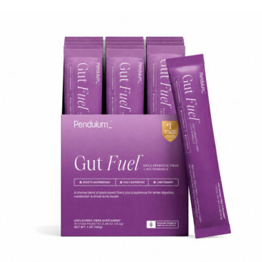 Pendulum, Gut Fuel On-The-Go Daily Prebiotic Fiber + Polyphenols, 15 Packets