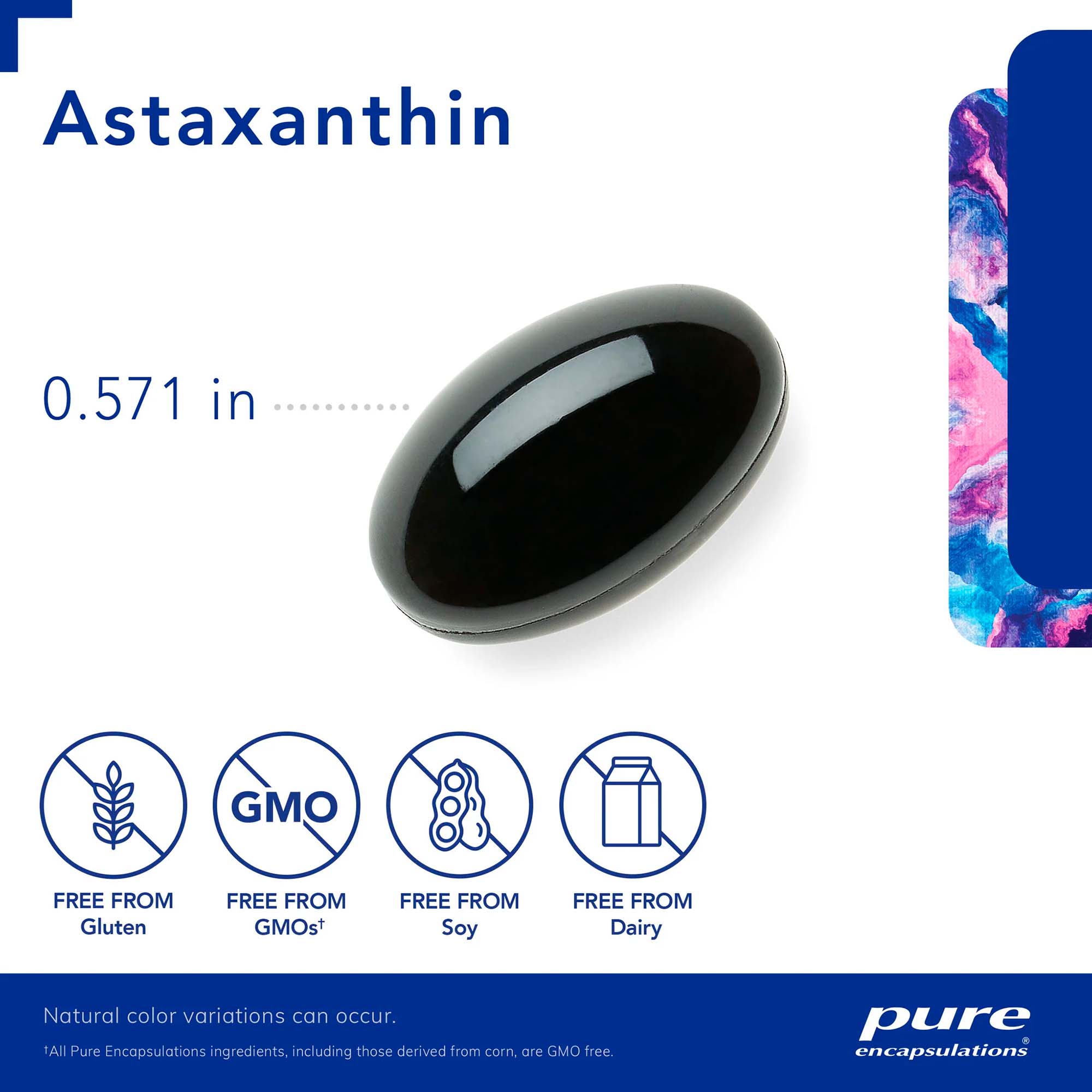 Pure Encapsulations, Astaxanthin, 4 mg, 60 Softgels