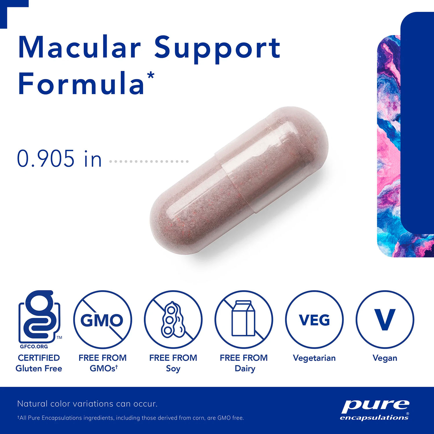 Pure Encapsulations, Macular Support Formula for Healthy Eyes, 60 Caps