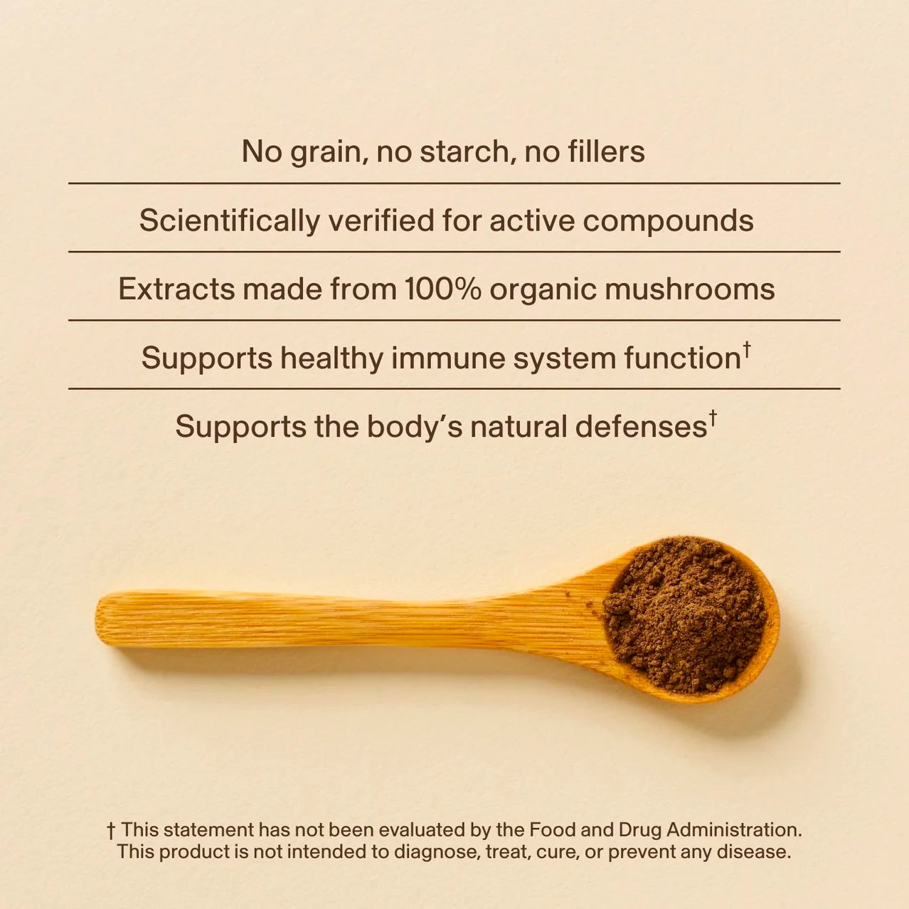 Real Mushrooms, 5 Defenders Mushroom Powder Immune Strength, 1000 mg, 1.59 oz