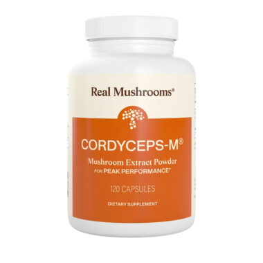 Real Mushrooms, Cordyceps-M Extract Peak Perfomance, 1000 mg, 120 Caps