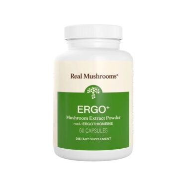 Real Mushrooms, Ergo+ L-Ergothioneine Golden Oyster Mushroom, 10 mg, 60 Caps