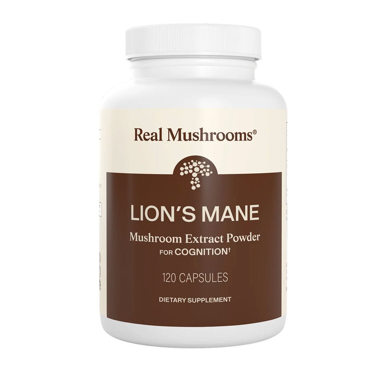 Real Mushrooms, Lion's Mane Extract Cognition, 1000 mg, 120 Caps Real Mushrooms, Lion's Mane Extract Cognition, 1000 mg, 120 Caps