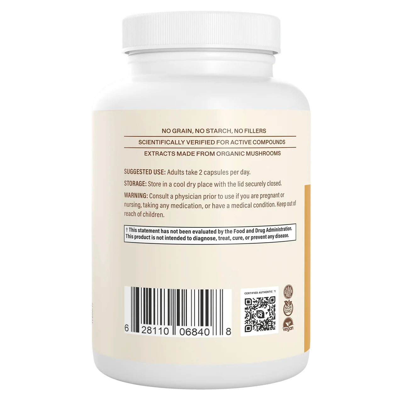 Real Mushrooms, Tremella Extract Rejuvenation, 1000 mg, 120 Caps