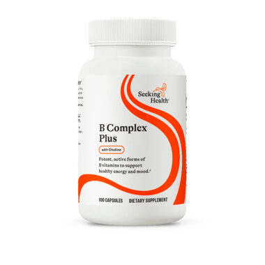 Seeking Health, B Complex Plus with Choline, 100 Caps