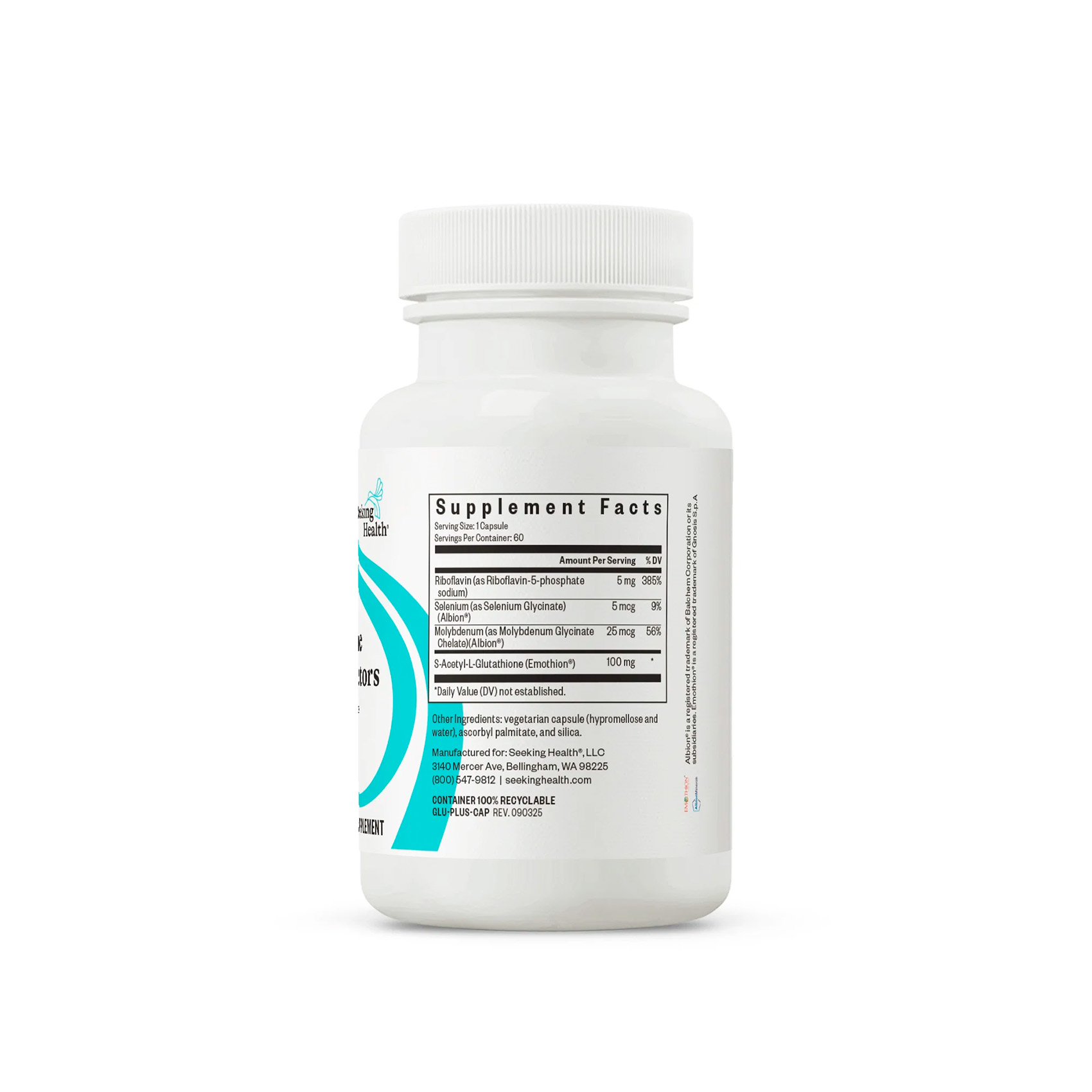Seeking Health, Glutathione with Cofactors, 100 mg, 60 Caps