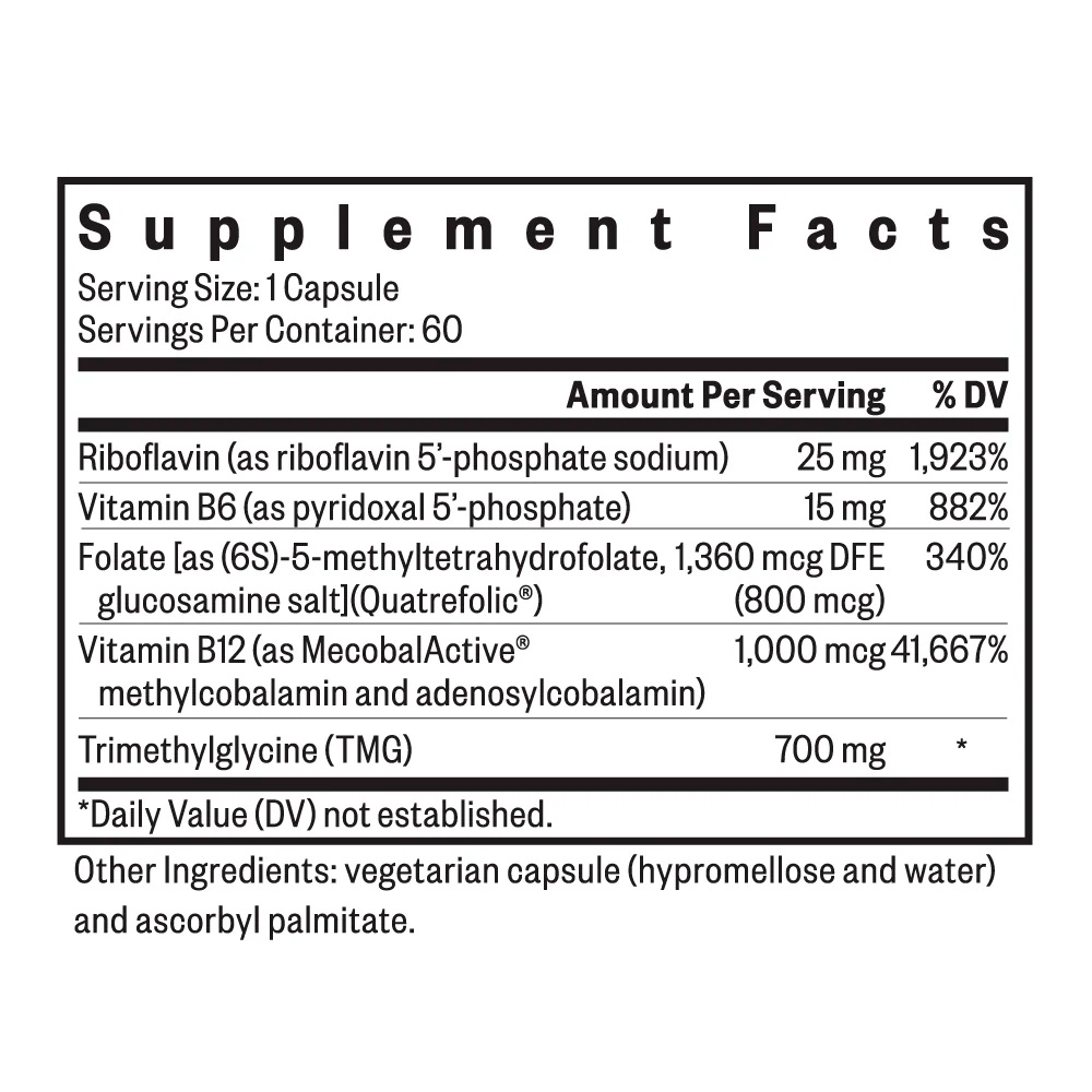 Seeking Health, Homocysteine Nutrients, 60 Caps