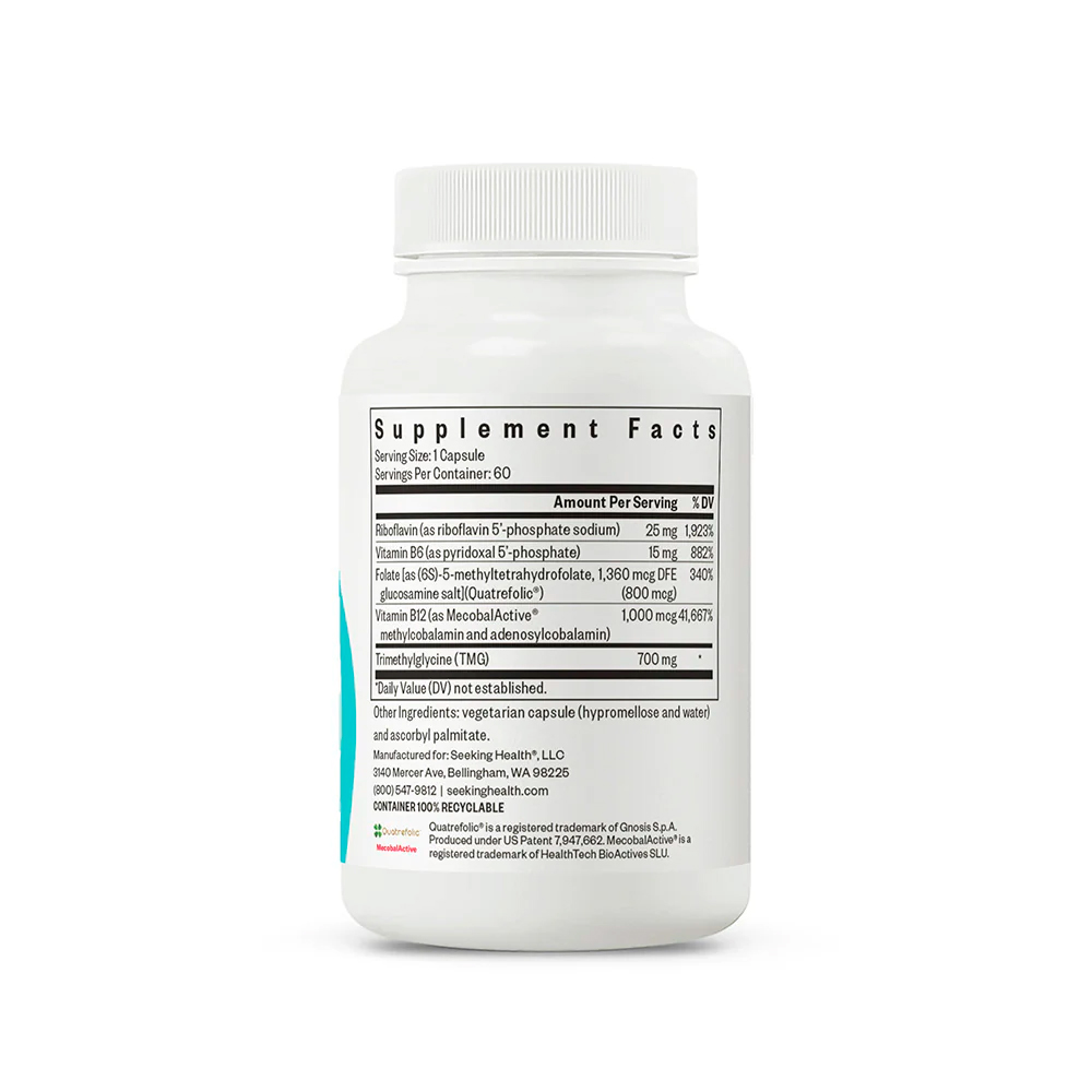 Seeking Health, Homocysteine Nutrients, 60 Caps