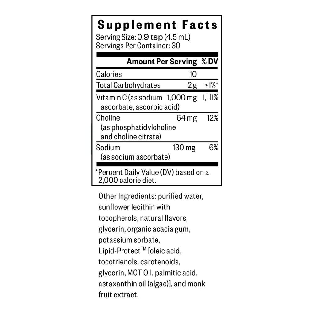 Seeking Health, Liposomal Vitamin C, 1000 mg, 4.6 fl oz