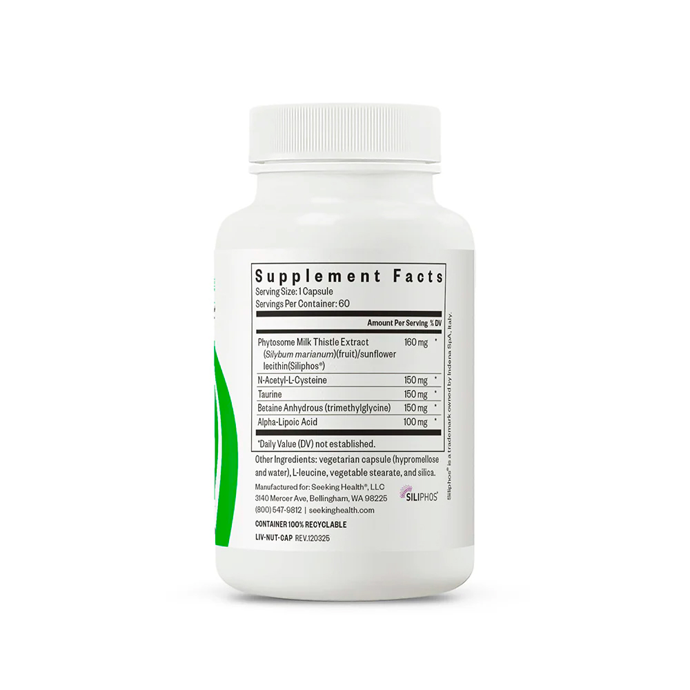 Seeking Health, Liver Nutrients, 60 Caps