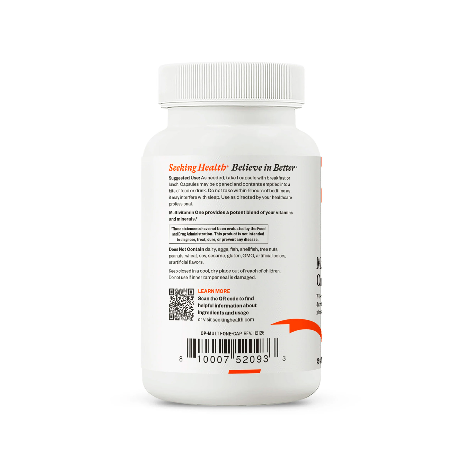Seeking Health, Multivitamin One, 45 Caps