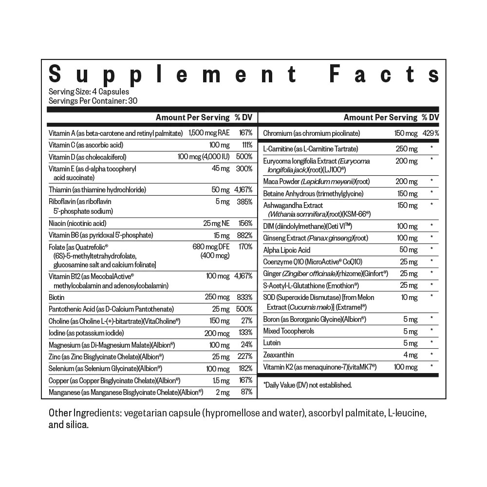 Seeking Health, Optimal Man, 120 Caps