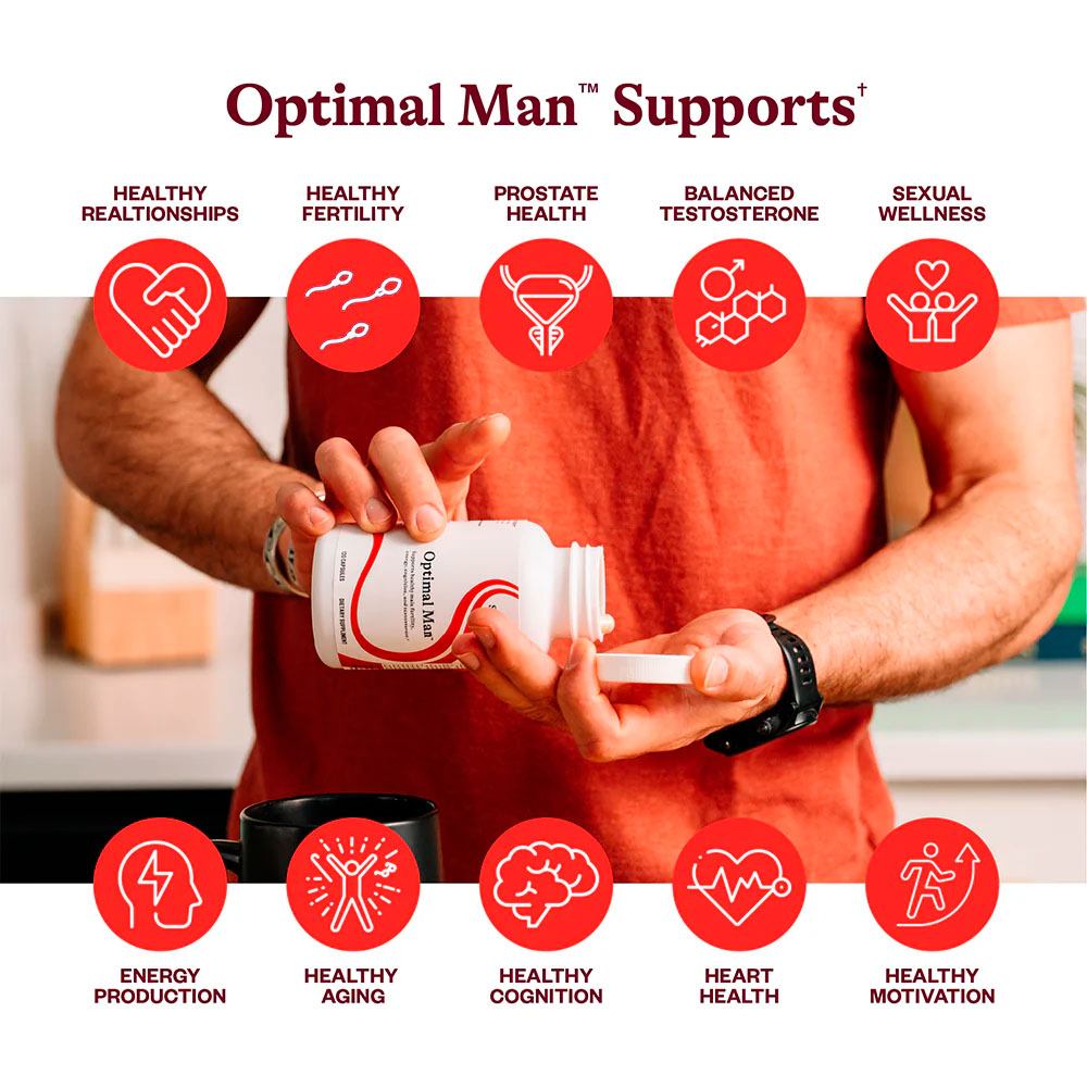 Seeking Health, Optimal Man, 120 Caps