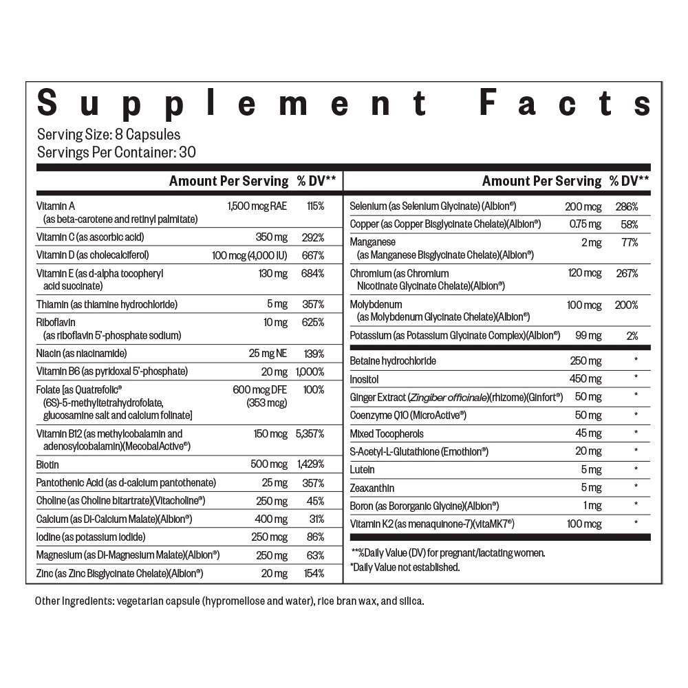 Seeking Health, Optimal Prenatal, 240 Caps