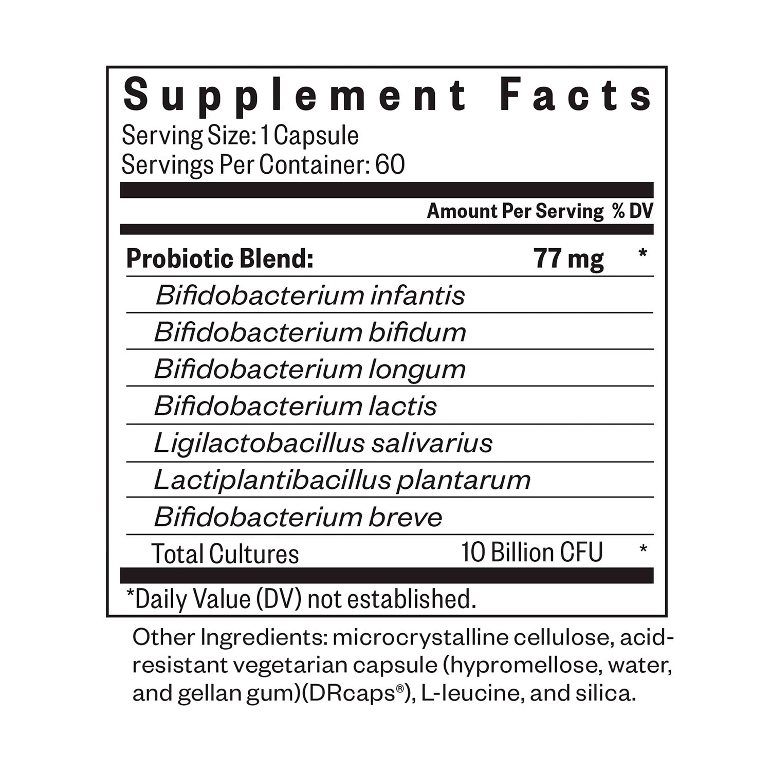 Seeking Health, ProBiota HistaminX, 10 Billion CFU, 60 Caps
