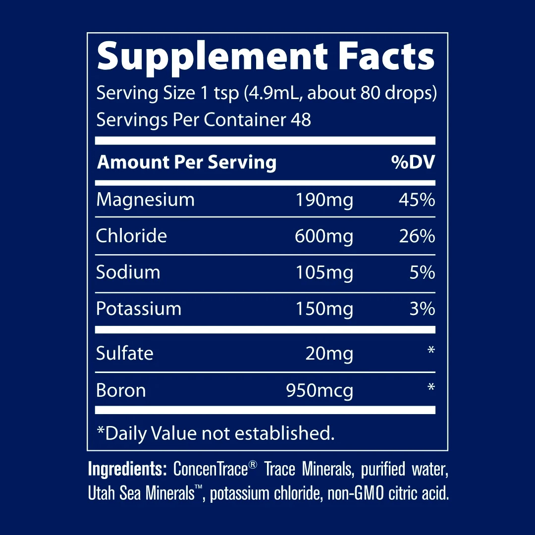 Trace Minerals, 40,000 Volts Electrolyte Concentrate, 1000+ mg, 8 fl oz