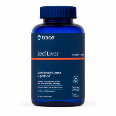Trace Minerals, Beef Liver, 3000 mg, 180 Caps