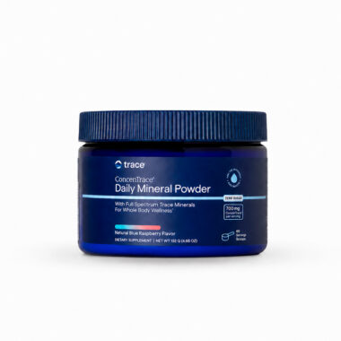 Trace Minerals, ConcenTrace Daily Mineral Powder, Blue Raspberry, 700 mg, 4.65 oz