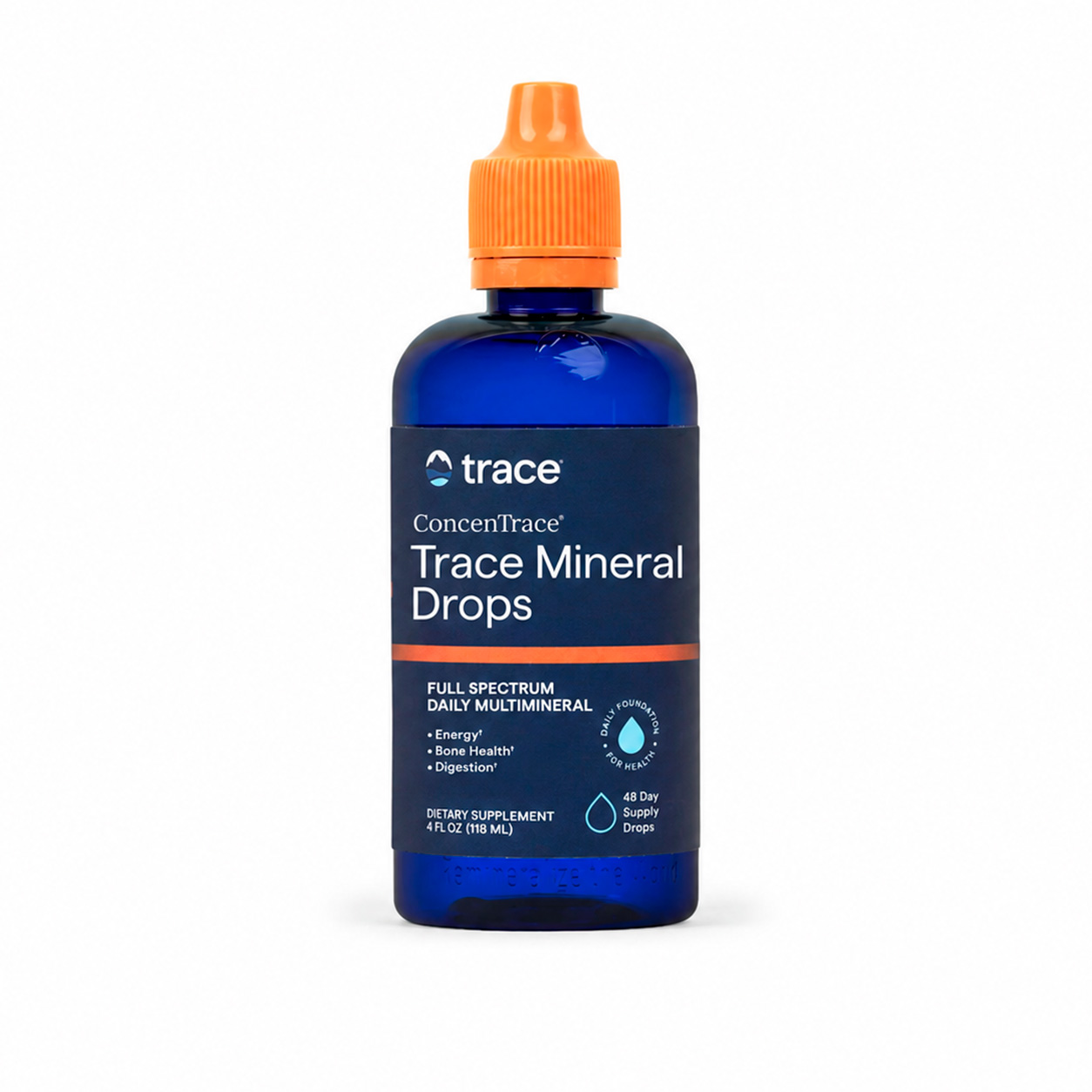 Trace Minerals, ConcenTrace Trace Mineral Drops Full Spectrum, 4 fl oz Trace Minerals, ConcenTrace Trace Mineral Drops Full Spectrum, 4 fl oz