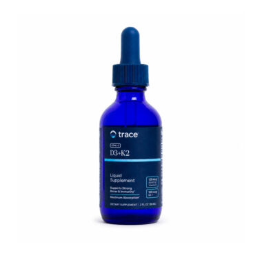 Trace Minerals, Ionic D3+K2, 125 mcg (5000 IU), 100 mcg, 2 fl oz
