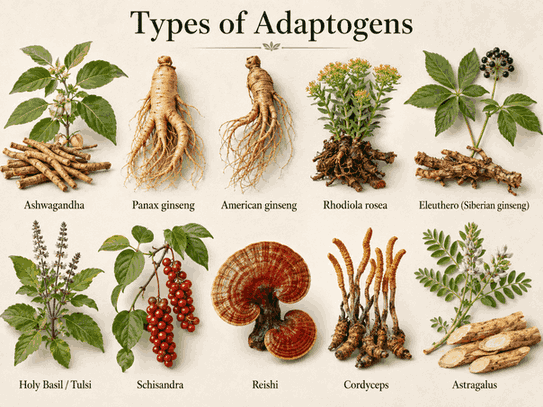Types of Adaptogens