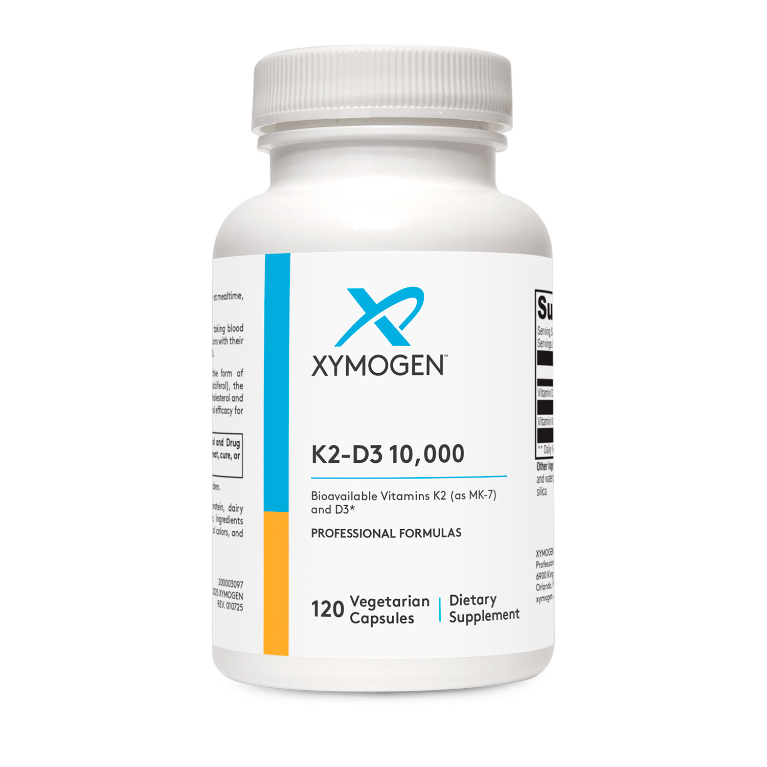 XYMOGEN, K2-D3 10000, 45 mcg, 250 mcg (10000 IU), 120 Caps XYMOGEN, K2-D3 10000, 45 mcg, 250 mcg (10000 IU), 120 Caps