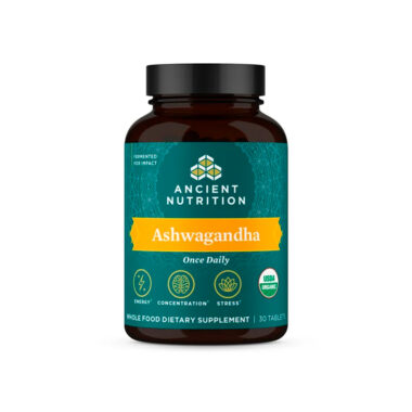 Ancient Nutrition, Organic Ashwagandha, 800 mg, 30 Tabs