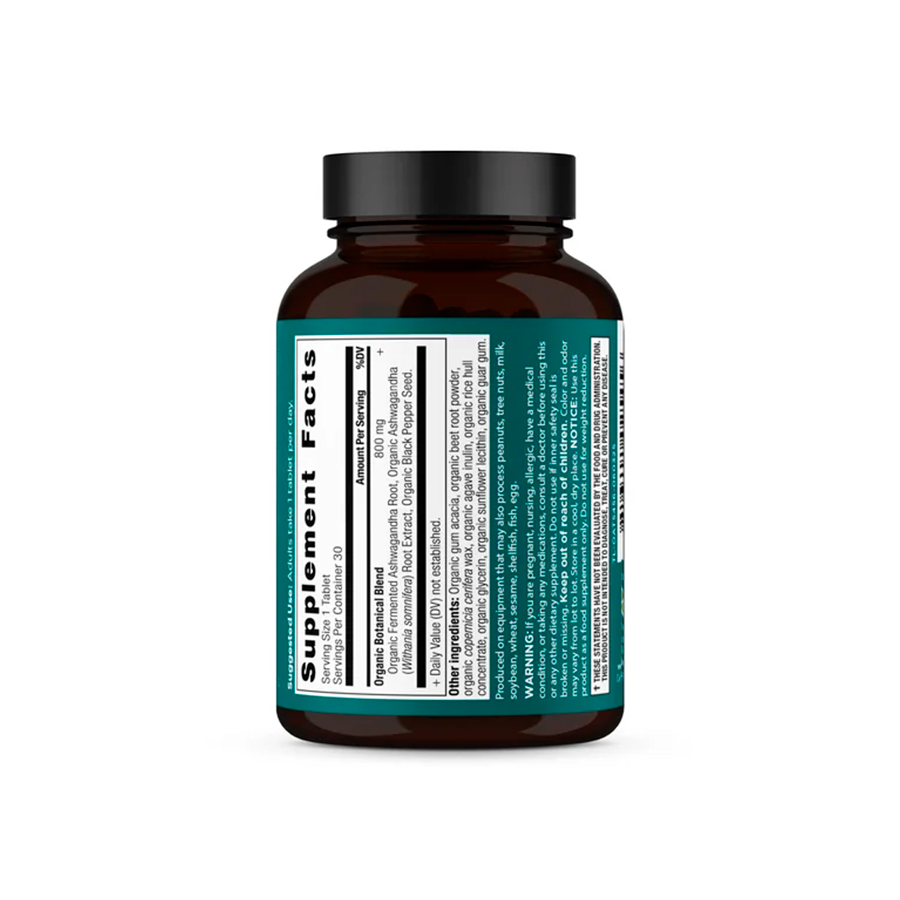Ancient Nutrition, Organic Ashwagandha, 800 mg, 30 Tabs