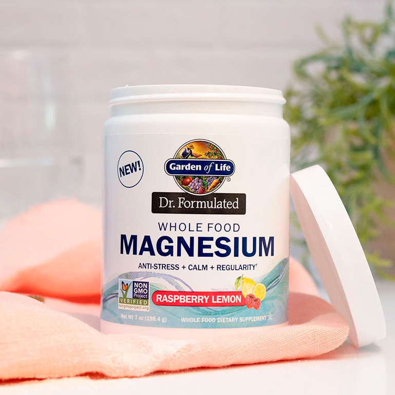 Garden of Life, Dr. Formulated Magnesium Powder, Raspberry Lemon, 350 mg, 7 oz