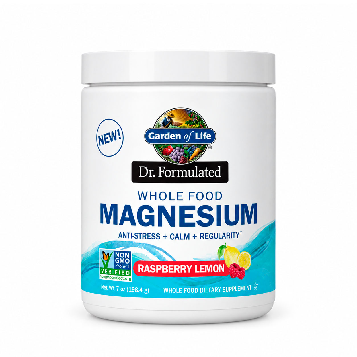 Garden of Life, Dr. Formulated Magnesium Powder, Raspberry Lemon, 350 mg, 7 oz Garden of Life, Dr. Formulated Magnesium Powder, Raspberry Lemon, 350 mg, 7 oz