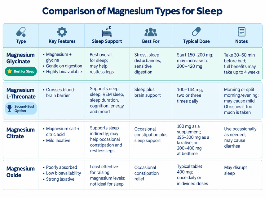 Magnesium Types