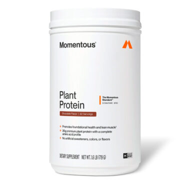 Momentous, 100% Plant Protein Powder, Chocolate, 20 g, 1.6 lb