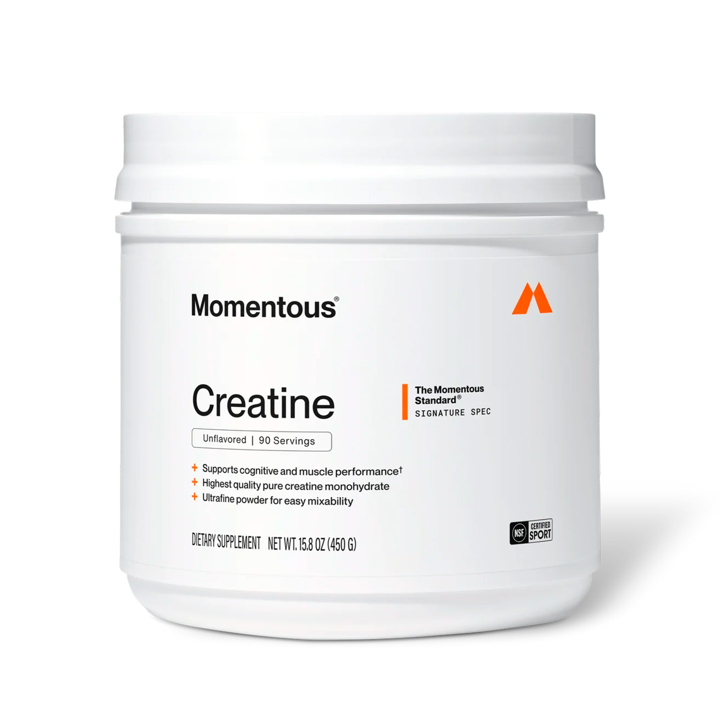Momentous, Creatine Monohydrate, 5 g, 15.8 oz Momentous, Creatine Monohydrate, 5 g, 15.8 oz